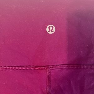 Lululemon leggings with cutouts Sz 10
